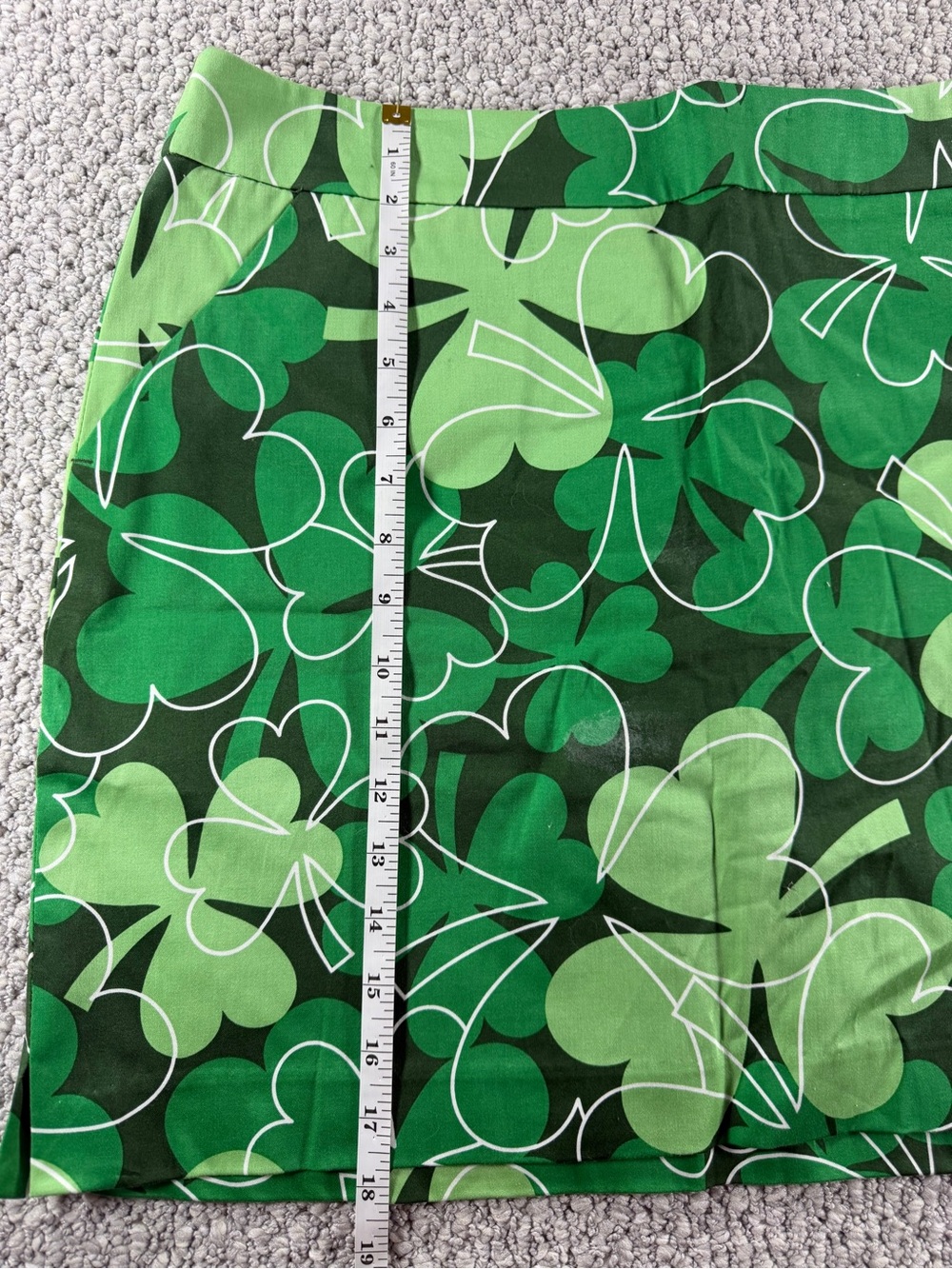 Loudmouth NWOT Golf Lucky Shamrock Clover Skort Green Size 12 - Picture 12 of 12